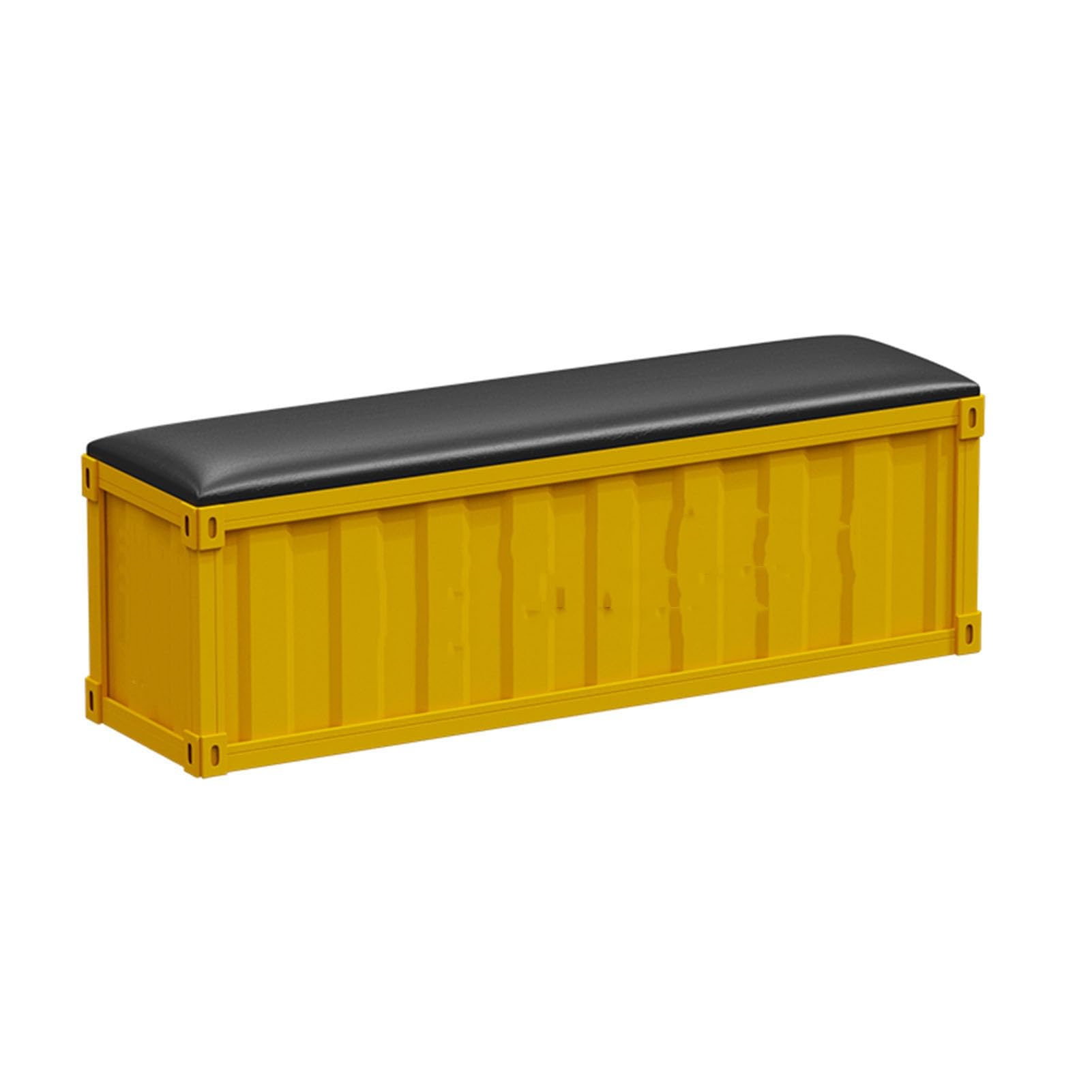 Banc de rangement long pour studio de danse et grand salon