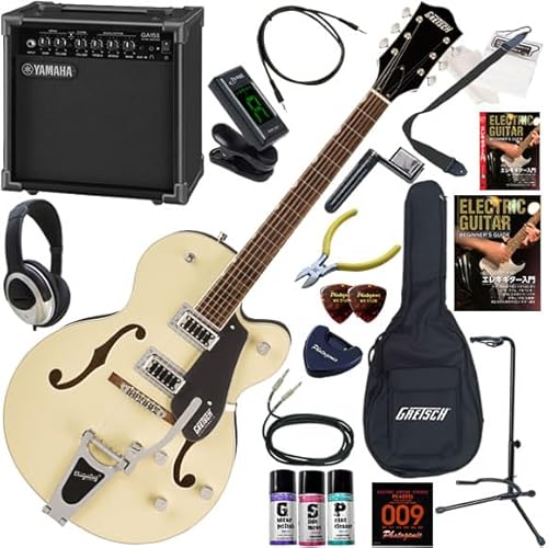 グレッチ エレキギター初心者入門 GA15IIが入ってる20点セット G5420T Electromatic/2TVW(2トーンヴィンテージホワイト)