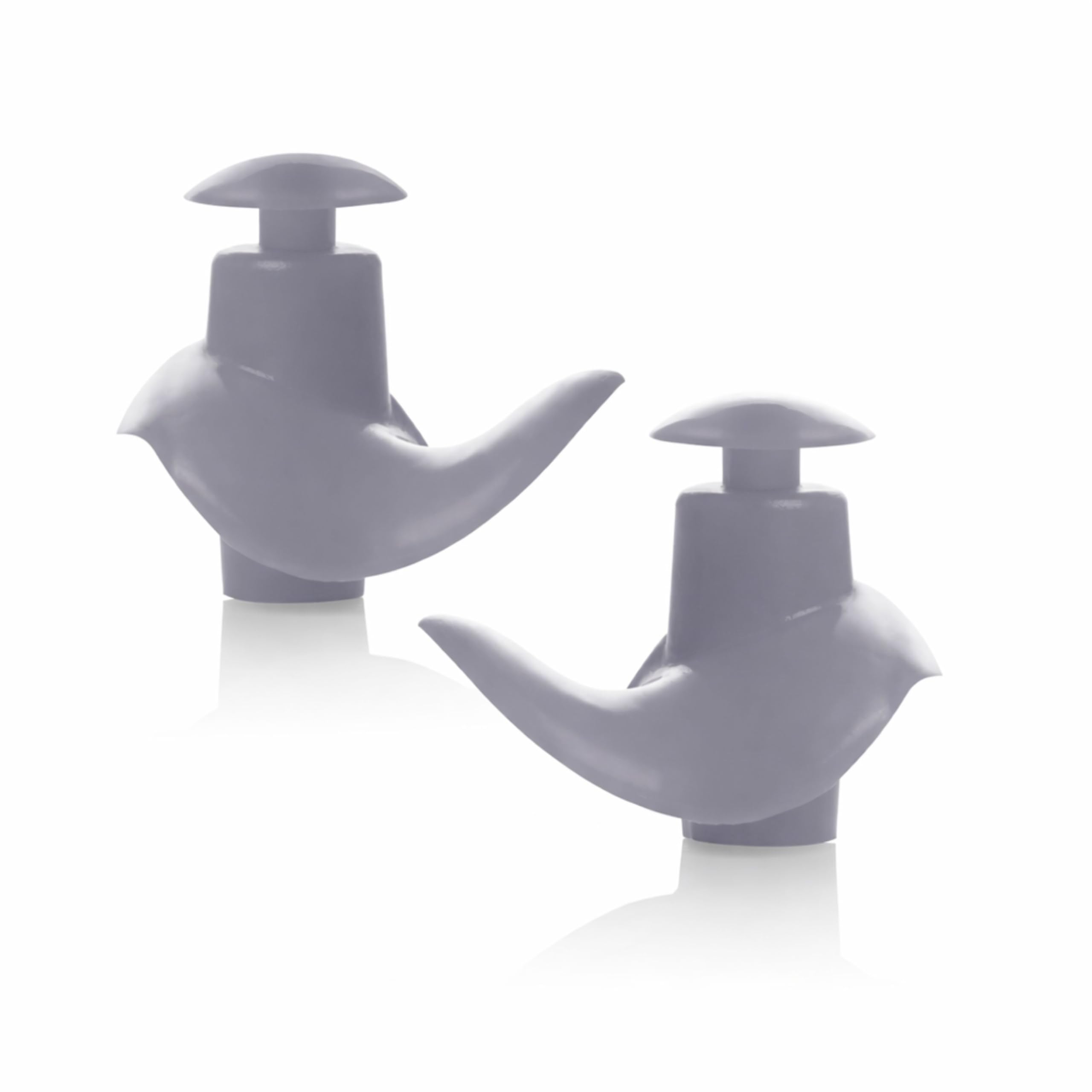 Silicone Swimming Waterproof Soft Ear Plugs Reusable Anti-Noise Dust-Proof Water Diving Sports Earplugs Grey One Size-image-4