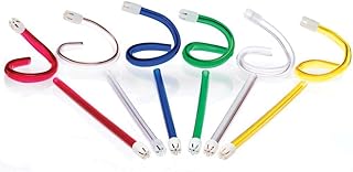 Bosworth 1662216 Flexo Saliva Ejector, Blue with White Fixed Tips (Pack of 100)