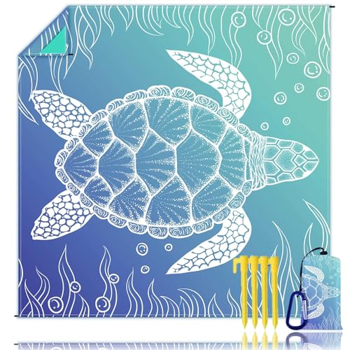 Cobertor piquenique impermeável tapete praia grande 200 x 200 xxl toalha anti-areia tapete da Praia piquenique Blanket Beach toalha de mesa grandes para campismo acessórios acampamento acampamento