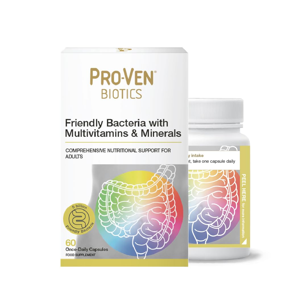 Pro-Ven Biotics for Adults 5 Billion CFU & Multivitamin, 60 Capsules