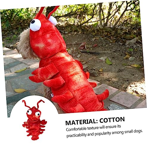 Disfraz de Langosta para Perro Talla S Rojo miniatura 4