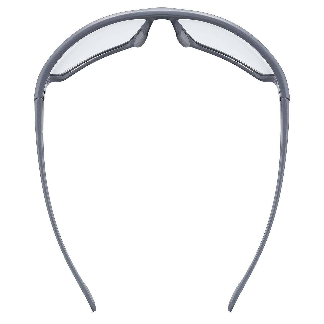 Uvex sportstyle 806 V, occhiali outdoor unisex, fotocromatico, privo di appannamenti, grey matt/smoke, one size