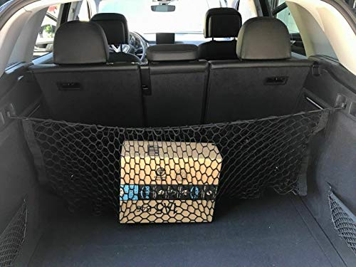 Trunk Organizer Cargo Net for Audi Q5 SQ5 Q5 Sportback Hybrid Q5 TDI 2009–2025 – Envelope Style Cargo Net for SUV – Premium Mesh Car Trunk Organizer Vehicle Carrier Storage – Compatible with Q5 SQ5