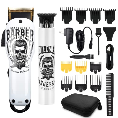 Professionelle schnurlose Haarschneider und Trimmer eingestellt. Friseur-Clippers für Männer, Frauen und Kinder, Herren Bart Trimmer Haarschneidet mit nahem Schneidschneider Cover
