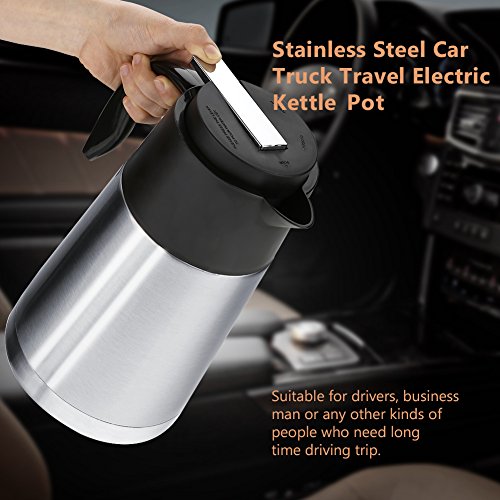 Tetera eléctrica para auto, acero inoxidable, 1300 ml miniatura 3