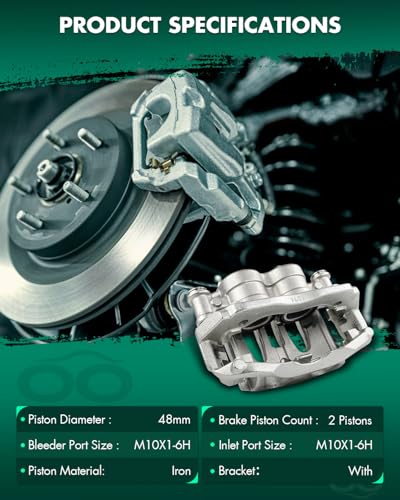 Image of SCITOO Front Right Brake Caliper With Bracket 18B5062 Compatible For Dodge For Sprinter 2500 2007-2009,For Freightliner For Sprinter 2500 2007-2018,For Mercedes-Benz For Sprinter 2007-2008