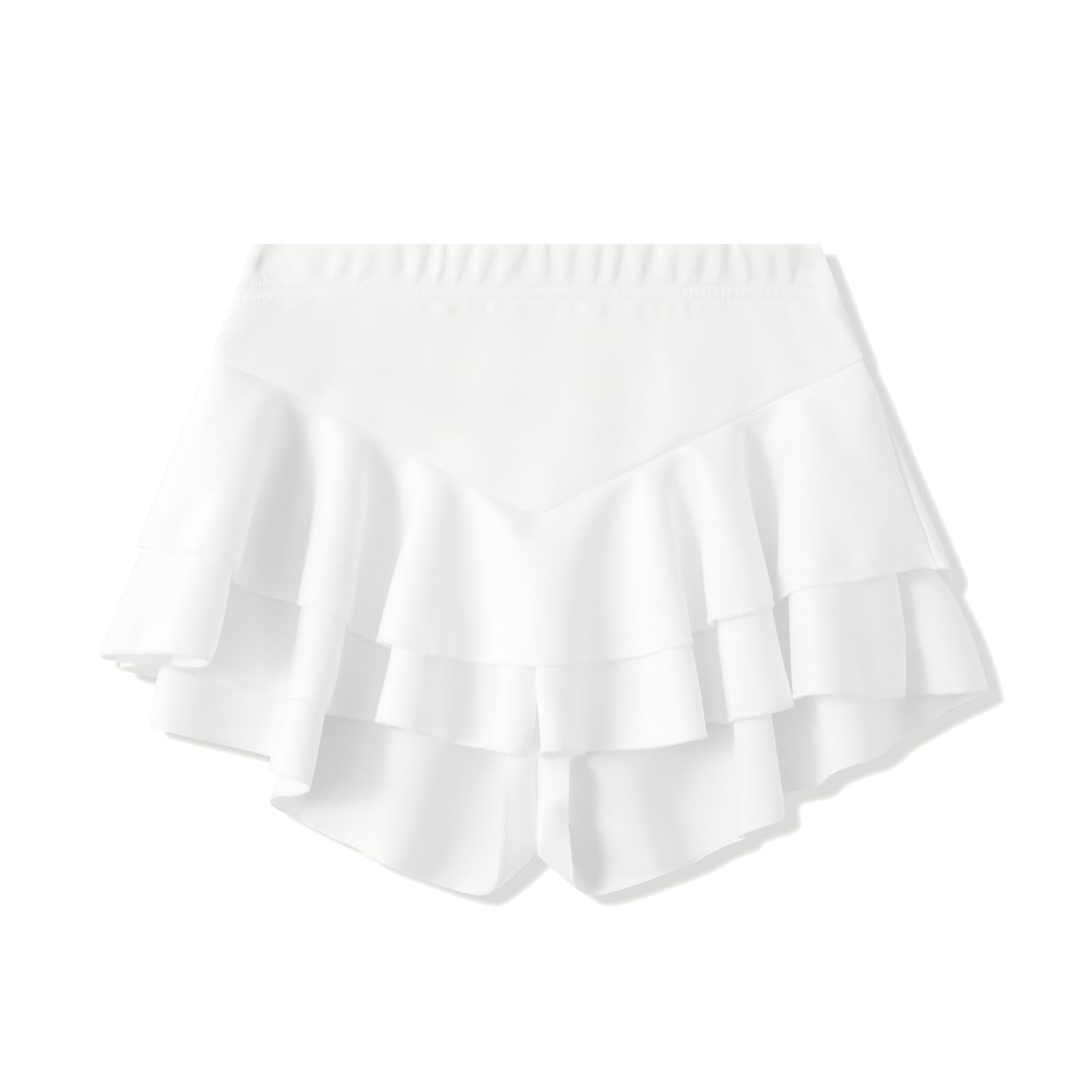 Women Sexy Booty Shorts Ruffle Rave Cheeky Skorts