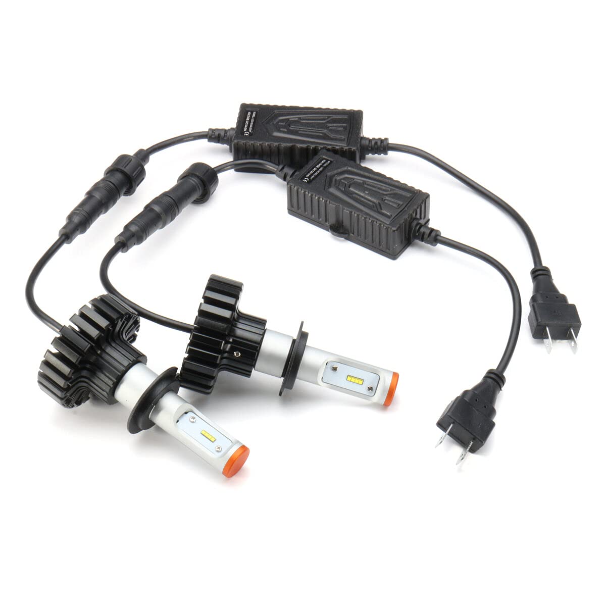 2Pcs H7/9005/9006/H10 6500K Led Faros Faros Bulbo Conversión Kit - H7