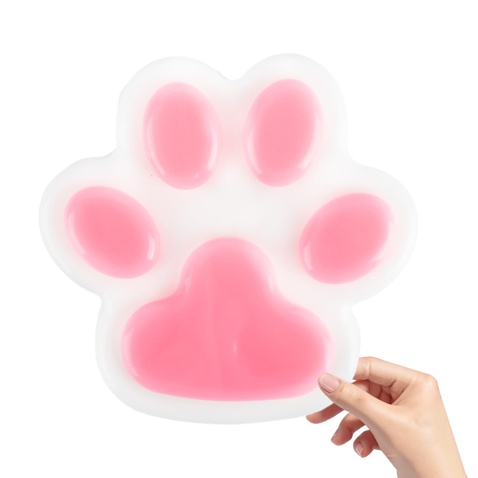 AYNKH 1 PCS FuFu Cat's Paw Squishy, Super Big Cat's Paw Squishy Toy, Reduce Stress,Taba Squishies,Improve Concentration, Kids