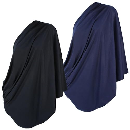 Miniatura 16 de Paquete de 3 fundas de lactancia para lactancia materna, bufanda suave infinita, chal para cubrir la privacidad, envoltura de lactancia ligera y