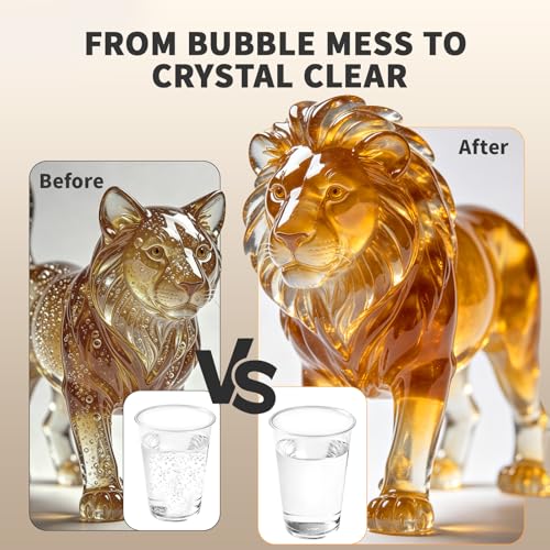 KHKD RESIN Upgraded Resin Bubble Remover, Remove 99.99% Bubble, 97kPa Vacuum Chamber (20L/min) for Epoxy Resin, Silicone, 3.4L Quiet Bubble Removal Tool by KHKD RESIN - Image 3