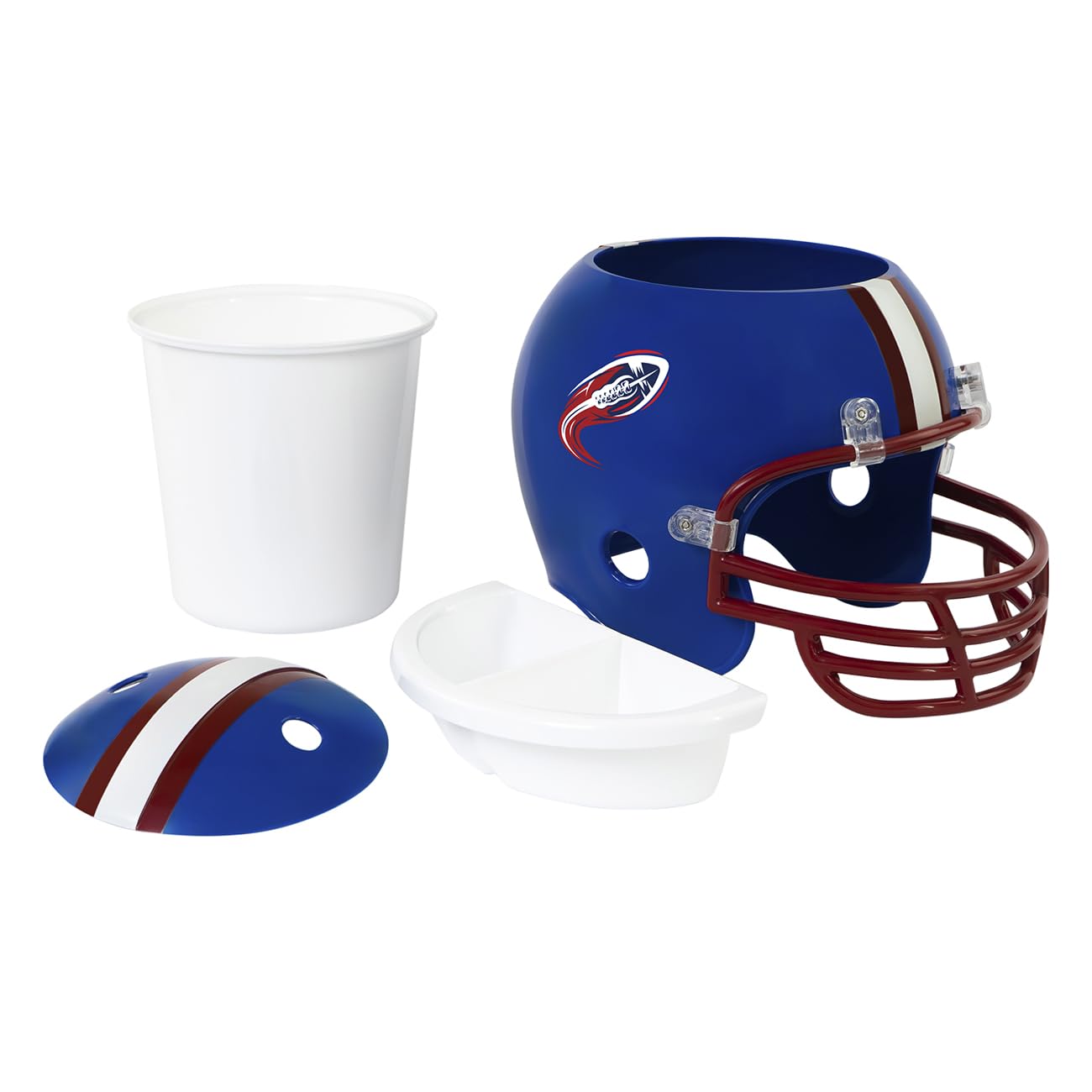 Gedalabels - Casco da snack American Football, blu