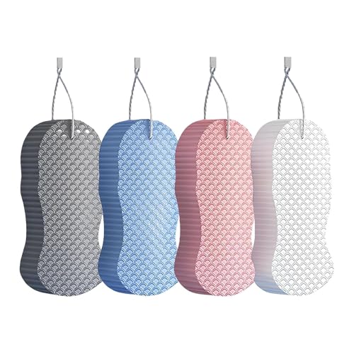 Esponja De Ducha Para El Cuerpo - Exfoliante Corporal Para La Ducha,Manopla De Limpieza Diaria Exfoliante Para Niñas Niños Mujeres Hombres Familia