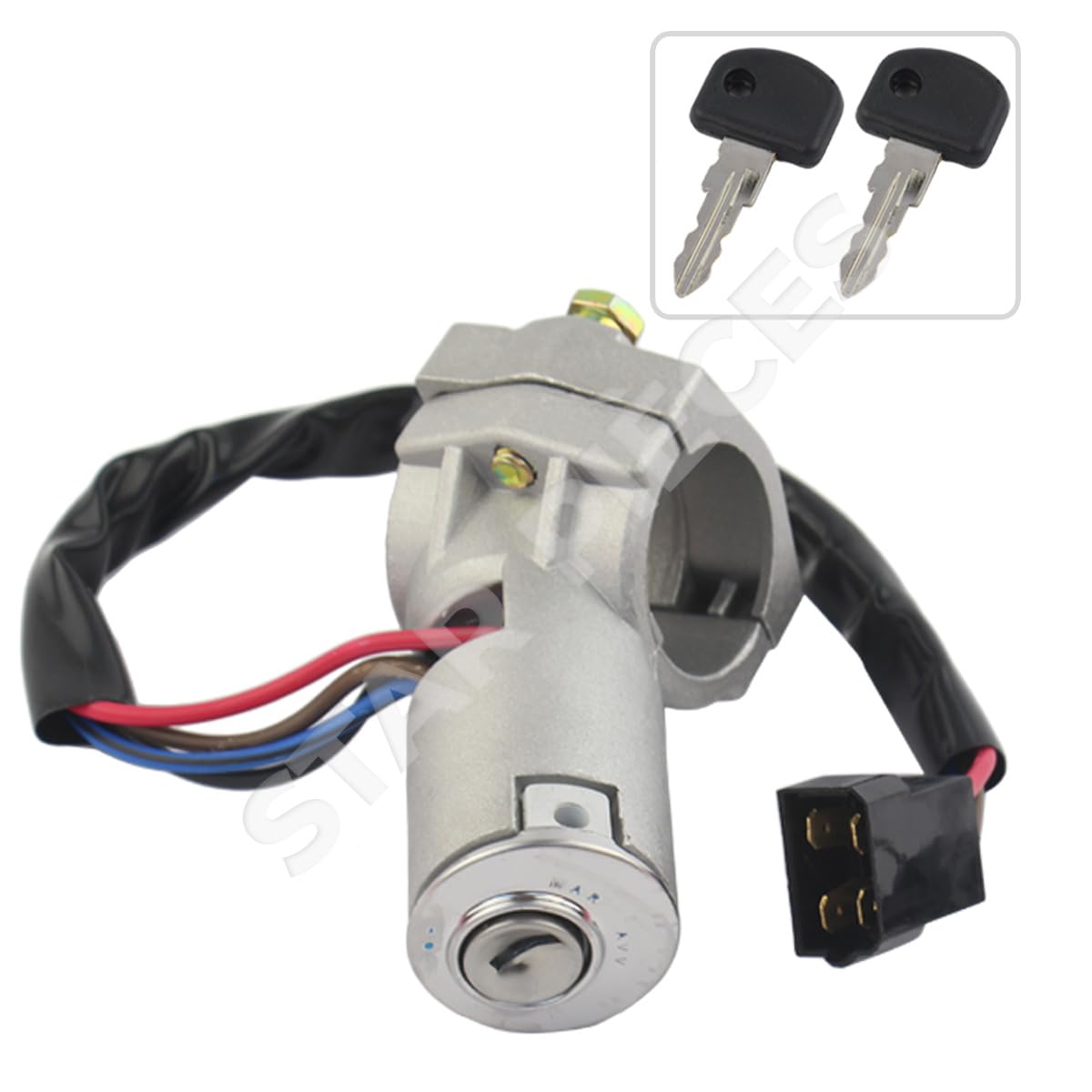 Bloccasterzo compatibile per Ducato 1, Peugeot J5, Citroen C25 (1982-1994) Blocchetto accensione. Con 2 chiavi. 4162FL | 7555388