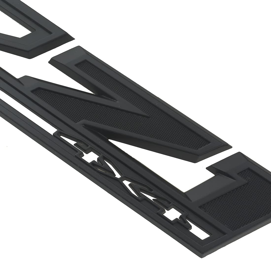 Lot de 2 badges 3D de rechange pour Silverado 1500 2500HD 2019-2022 Z71 4 x 4 (noir mat)