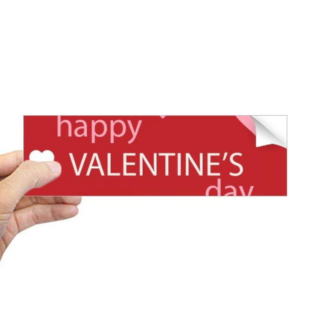 Sticker rectangulaire pour fenêtre déco Saint-Valentin et chambre
