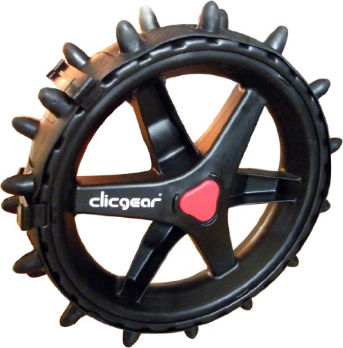 Clicgear 3.5/4.0 Hedgehog Wheels - 3pk CHARCOAL/BLACK