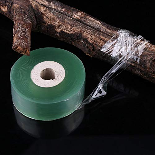 Fita de enxertia, forte fita adesiva de jardim PVC inofensiva transparente para árvores frutíferas p