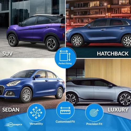 Image of NEODRIFT 'NeoShade' Magnetic Car Sunshades for Kia Seltos (2026) (Set of 2 - Front Row Only)(UV Protection, Magnetic Grip, Privacy & Heat Control)