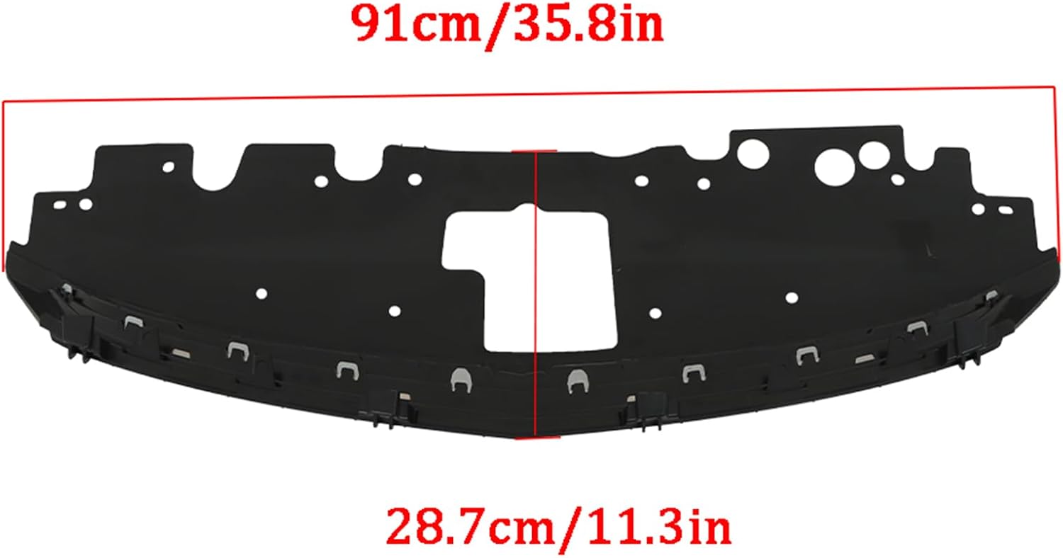 Front Bumper Hood Grille Upper Black with Chrome Molding Honeycomb Style Replacement for Sonic LT 2017-2020