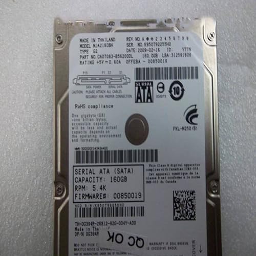 90% per 2.5 8 MB per interno per del computer portatile per MJA2160BH 5400 RPM hdd 160 GB s-ata