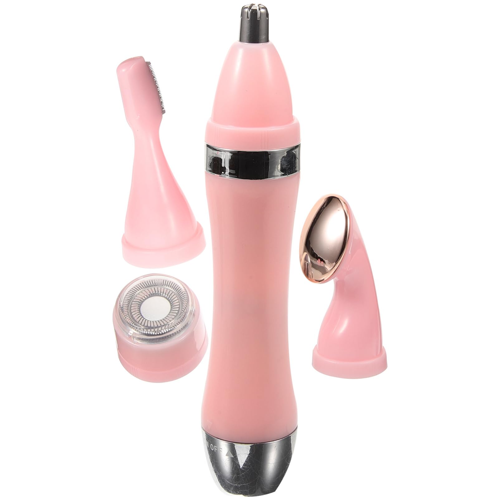 Afeitadora Eléctrica para Mujeres con 4 Cabezales Rosa