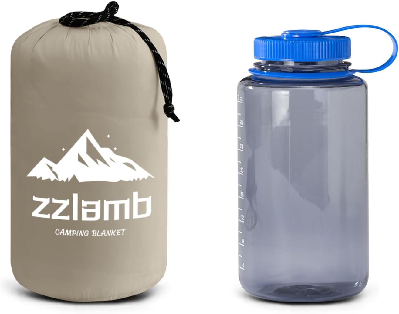 zzlamb Camping Blanket, Compact Lightweight Soft Puffy Blanket Water-Repellent, Packable Warm Quilt Down Alternative Picnic Hiking Backpacking Beach Travel RV Airplane Couch Car - Image 7