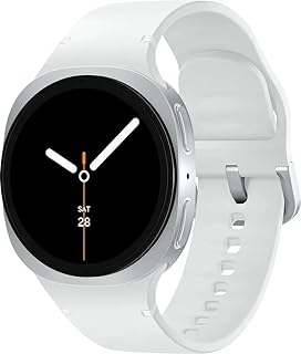 Samsung Galaxy Watch 8 (2025) 40mm Bluetooth Smartwatch, Cushion Design, Fitness Tracker, Sleep Coaching, Running Coach, Energy Score, Heart Rate Tracking, Silver [US Version] (Renewed)