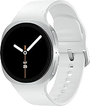 Samsung Galaxy Watch 8 (2025) 40mm LTE Smartwatch, Cushion Design, Fitness Tracker, Sleep Coaching, Running Coach, Energy Score, Heart Rate Tracking, Silver [US Version] (Renewed)