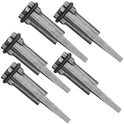 5 Packs of Heavy Duty Wedge and Feather Shims, Abuff 3/4 Inch Plug Shim and Wedge Concrete Rock Stone Splitter Hand Tools - Thumbnail 5