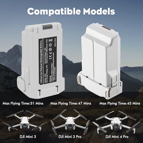 dji mini 4 pro intelligent flight battery - Extended Flight Pack Image 4