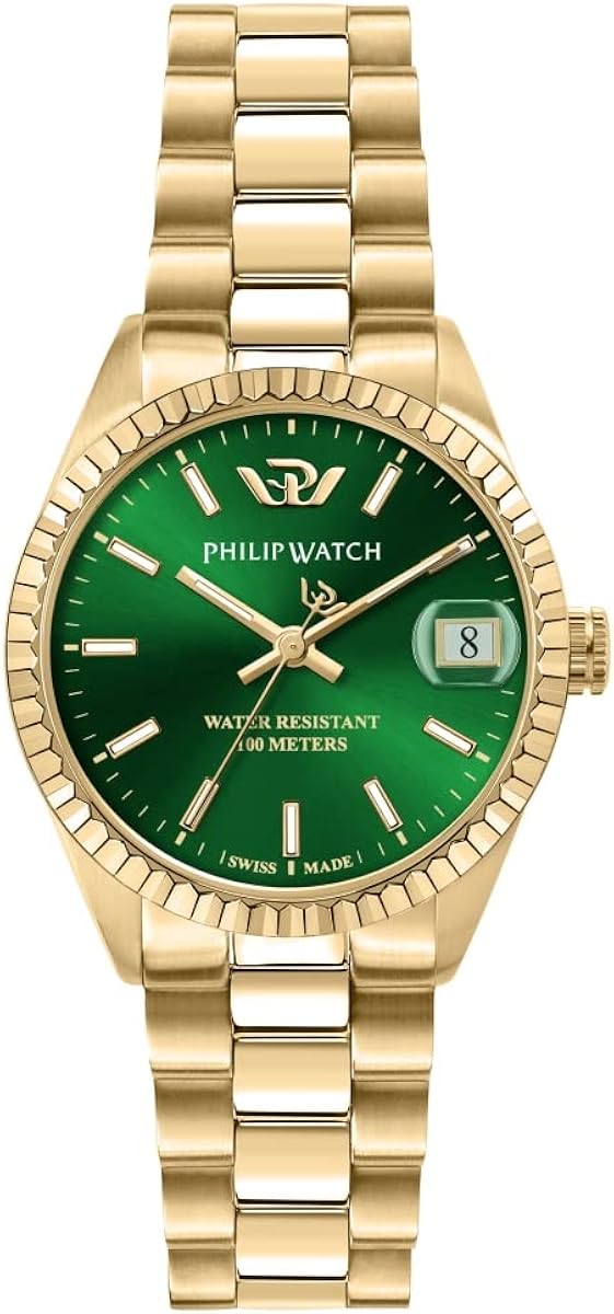 Philip Watch Caribe Orologio Donna, Tempo e data, Analogico - 31mm Philip Watch Caribe Orologio Donna, Tempo e data, Analogico - 31mm