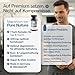 Magnesium Komplex hochdosiert - 400 mg - 180 Kapseln - 7in1 Komplex mit Magnesiumbisglycinat, Magnesiumcitrat, Magnesiummalat, Magnesiumtaurat - vegan - laborgeprüft - ohne Zusätze