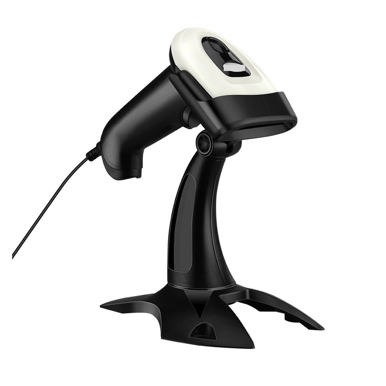 LNHHG Wireless 2D Barcode Scanner With Adjustable Stand Bluetooth 2.4G Wireless USB Wired Handheld Barcode Reader 1D QR Scanner