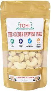 TGHi Cashew 100gm Premium Quality Raw Cashews Pack Of 1 Rich In Nutrients And Healthy Fats | Size 100 gm (Pack of 1) Price In India