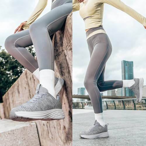 Image of Wide Toe Box Shoes Women Sneakers Extra Wide Width Arch Support Non-Slip Tennis Athletic Ultralight Running Shoes for Women Walking Diabetic Plantar Fasciitis Footwear 6-12