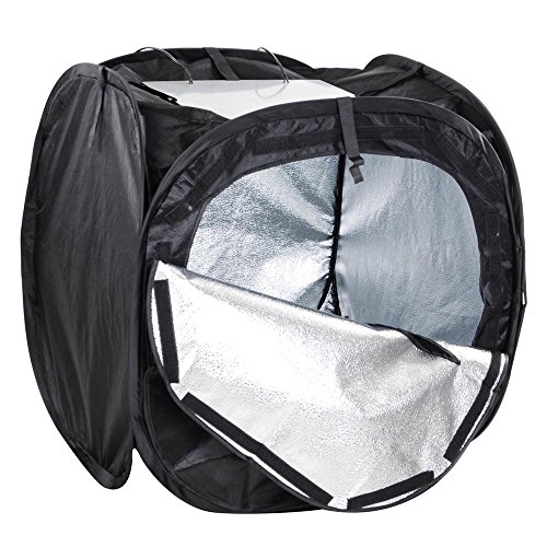 AW 24 Protable 60W SMD Photo Studio Lighting Pop Up Tent Kit w/ 4 Backdrops for Instant USE