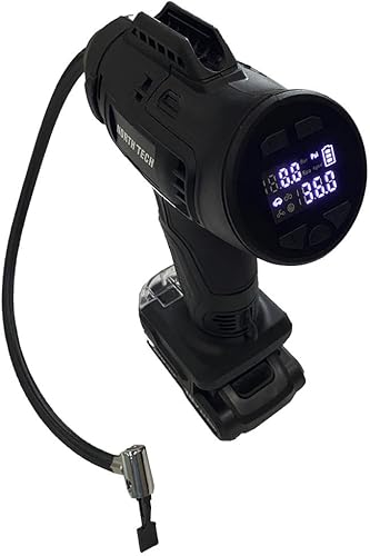 Miniatura 3 de North Tech Kit de inflado inalámbrico de 18 voltios de 160 PSI tu solución todo en uno para inflar sin esfuerzo!