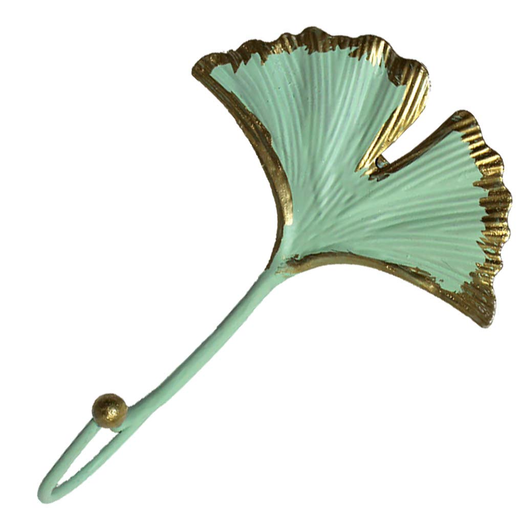 WOVEBIUS Mini Hanging Wall Hook Clothes Key Hat Coat Metal Hanger Home Decorative Organizer,E,Green,Green E