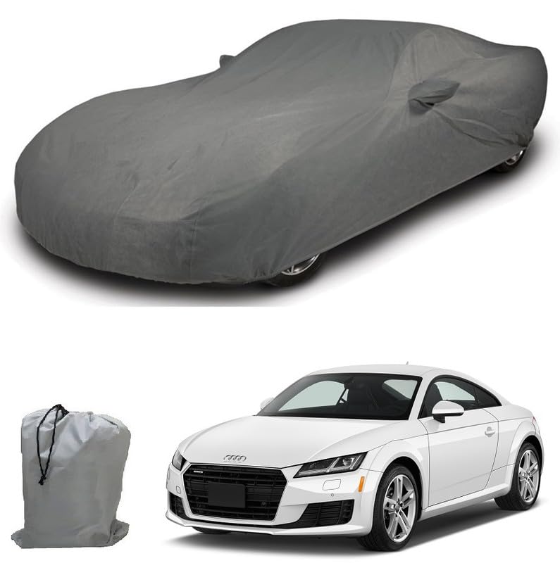 Image of ARCUATE Triple Layer Custom fit Car Body Cover for Audi TT |Top Layer Dustrproof | Middle Layer Waterproof | Bottom Layer Scratch Protection | Outdoor Indoor Fabric