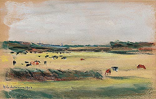 Image Sur Toile paysage de campagne Max Liebermann pour salon lumineux et chaleureux