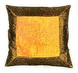 Orientalischer deko kissenbezug 60 x 60 cm Gold Gelb.