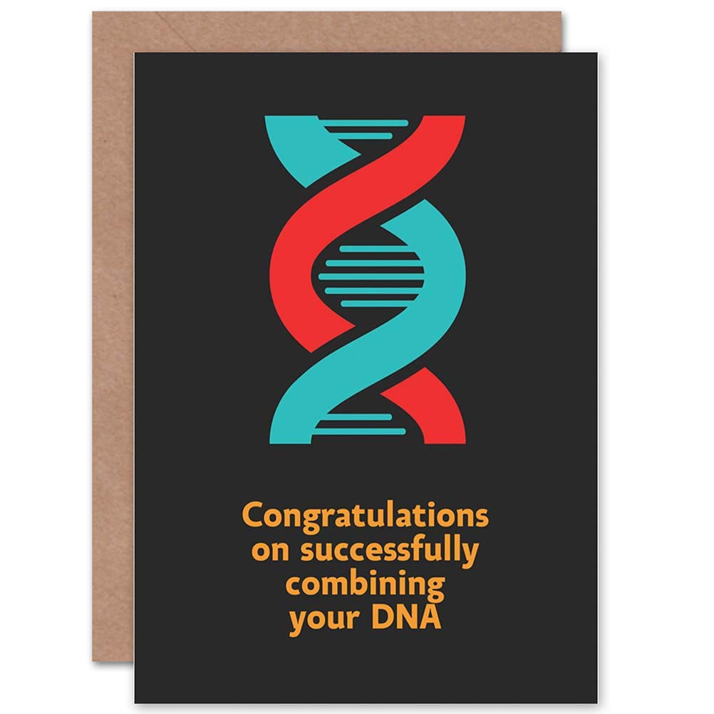 Artery8 Greeting Card - Congratulations New Baby Card - Black
