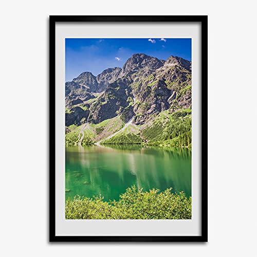 Peinture cadre en bois photo affiche décoratif moderne Tulup 50x70