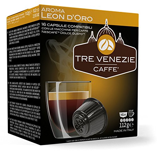 64 cápsulas de café italiano Tre Venezie Dolce Gusto compatibles, caja mixta. 16 cápsulas por caja. 0,23 € por cápsula - Imagen 5