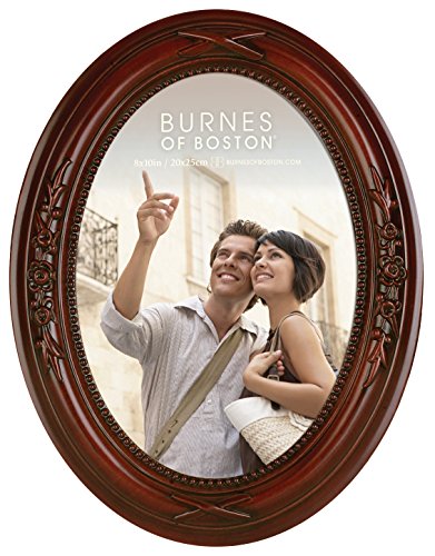 Burnes of Boston 604480 Richmond Oval Collage, 8-Inch by 10-Inch, Walnut