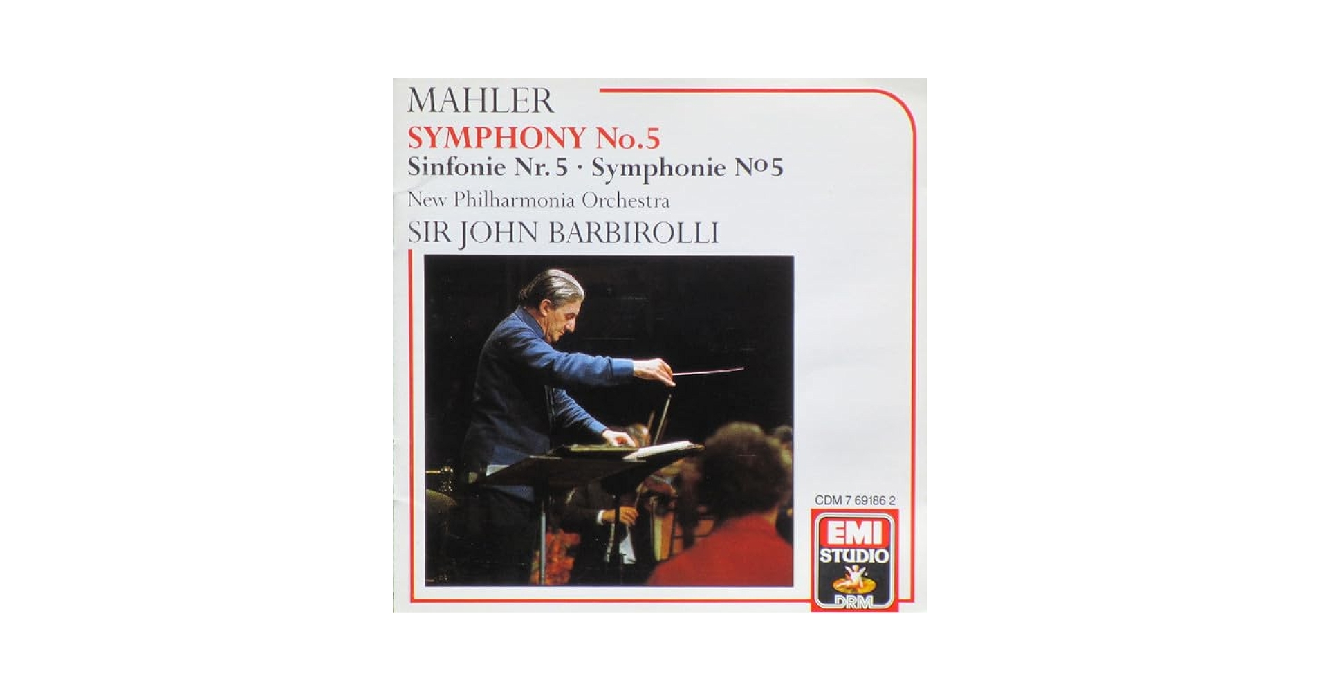Mahler: Symphony No. 5 / New Philharmonia / Sir John