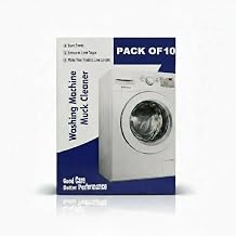 Washing Machine Drum Cleaning Powder Compatible with Samsung Washing Machine Cleaner & Descaling Powder, Descaler for top load and front load, Drum Cleaner Descaling powder | (PACK OF 10)